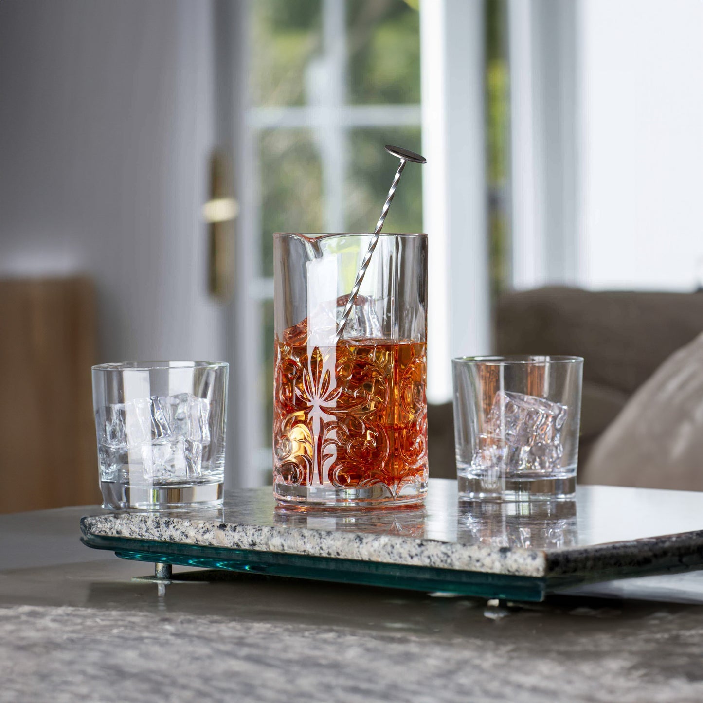 Glencairn Cocktail Mixing Glass - Paris Design