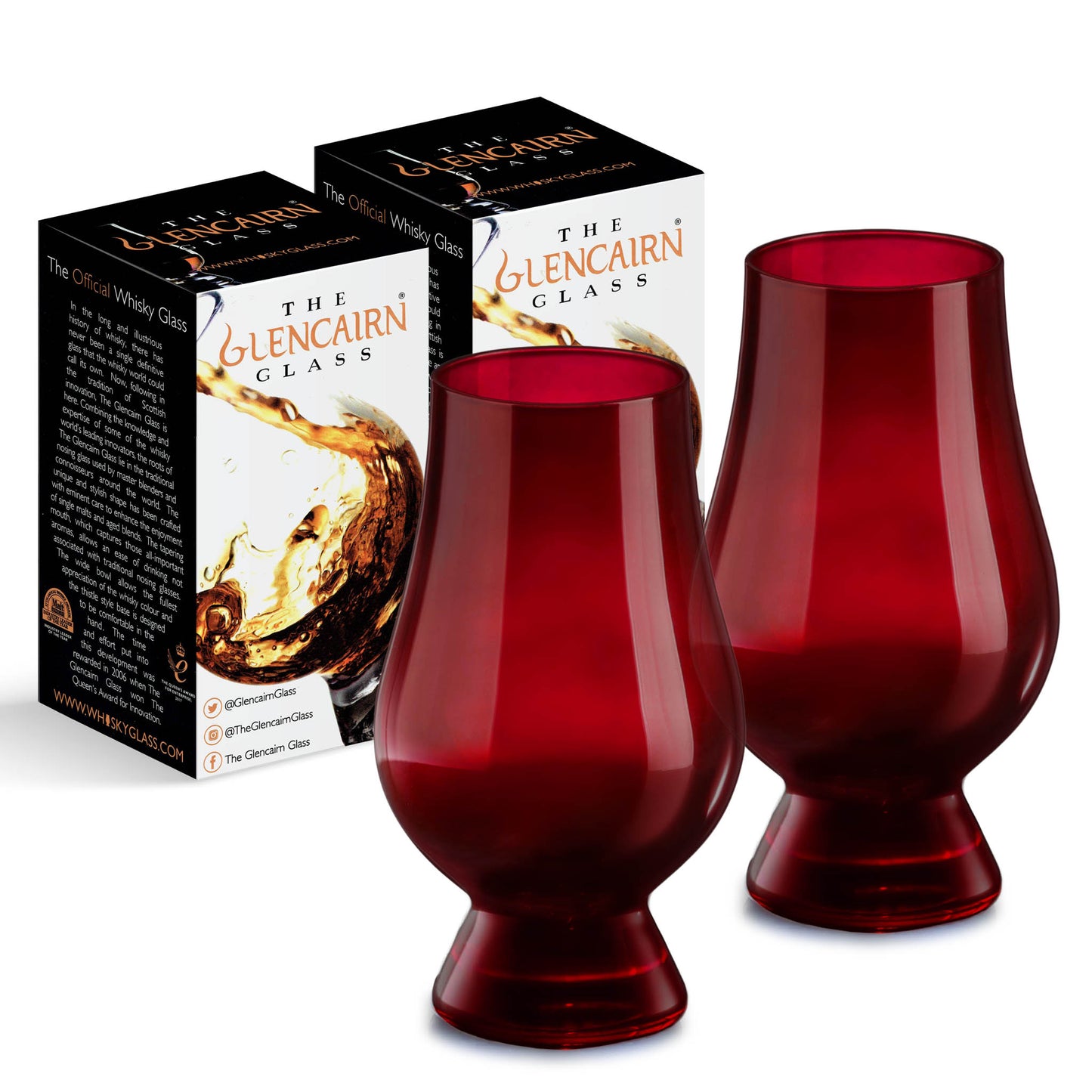 The Red Glencairn Glass (Single & Multi-Packs)