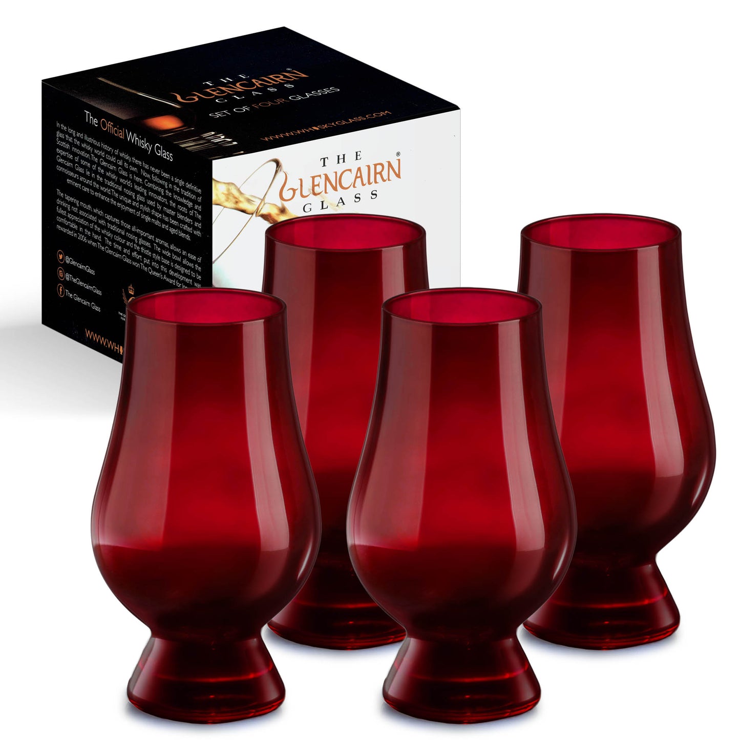 The Red Glencairn Glass (Single & Multi-Packs)