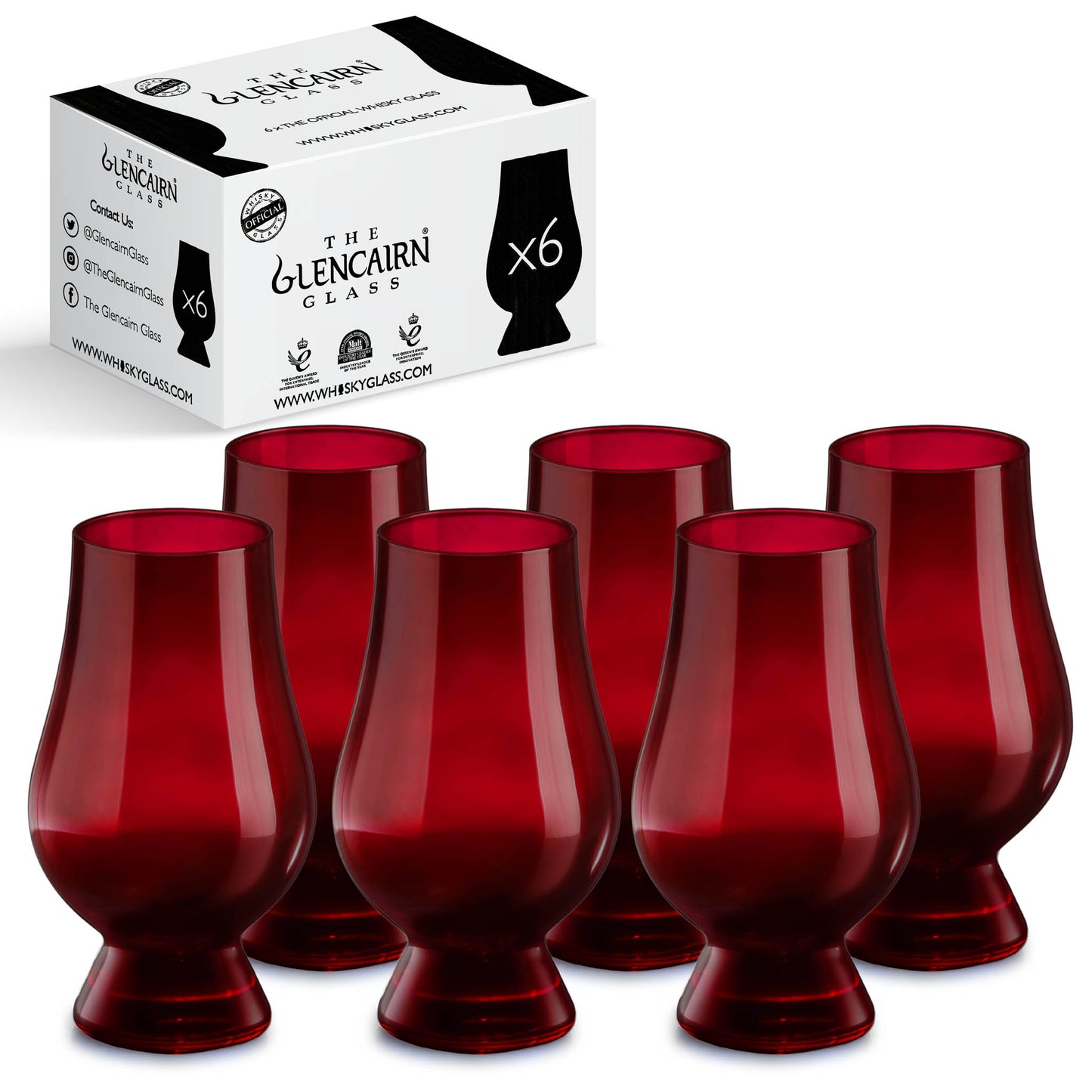 The Red Glencairn Glass (Single & Multi-Packs)