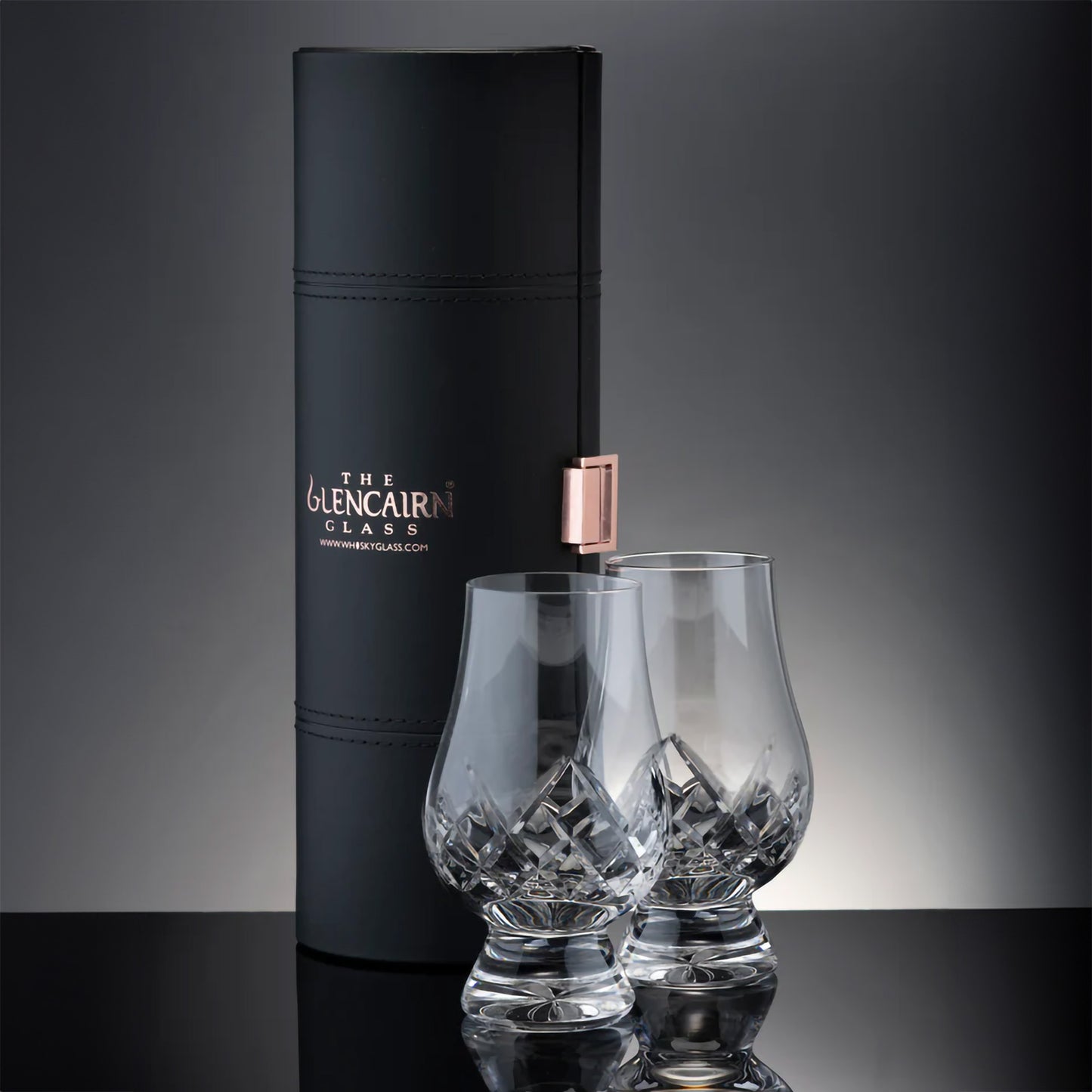 Hand Cut Crystal Glencairn Travel Set