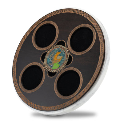 Limited Edition Tasting Tray with Regions of Scottish Whisky Coin