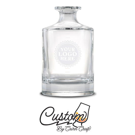 Custom Decanter Etching - Your Custom Logo Design (1 Location)