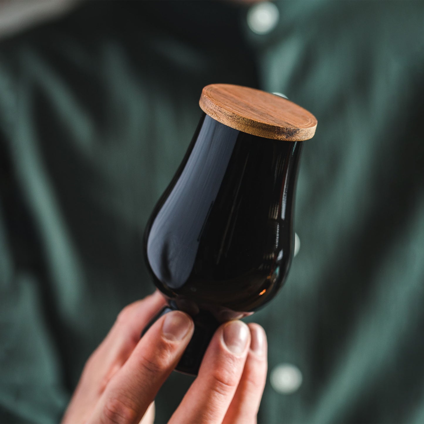 CairnCaps Glencairn Glass Lids (Dark Hardwood)