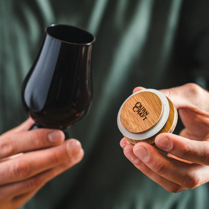 CairnCaps Glencairn Glass Lids (Dark Hardwood)