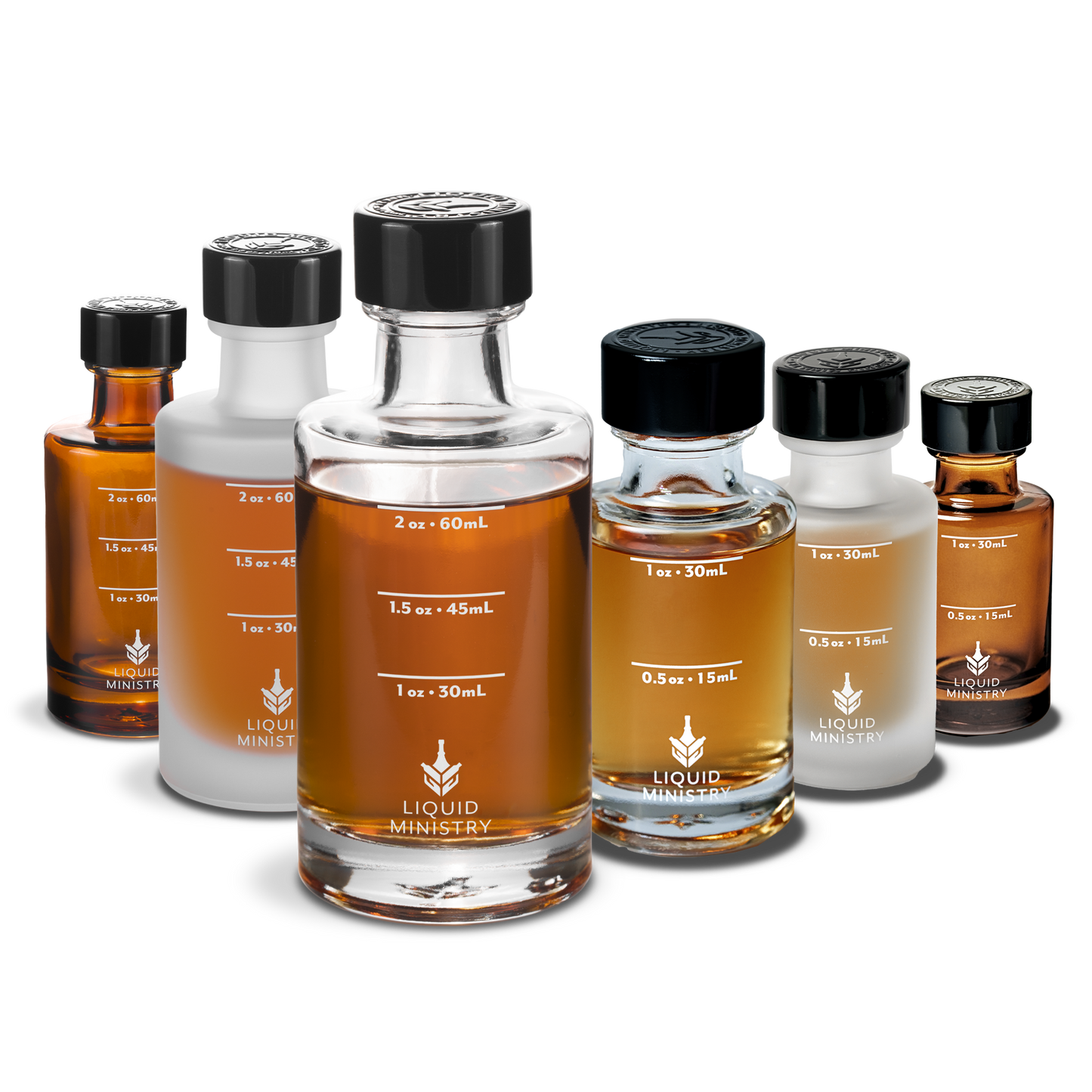 Liquid Ministry Sample Bottles