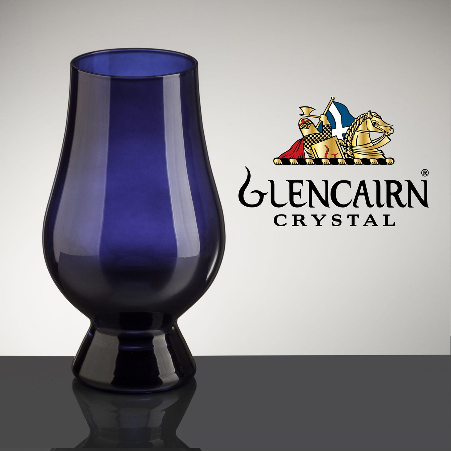 The Blue Glencairn Whisky Glass, Official Blind Tasting Crystal Whiskey Glassware