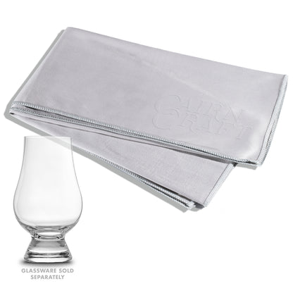 CairnCloth Glassware Polishing Cloths, 2-Pack