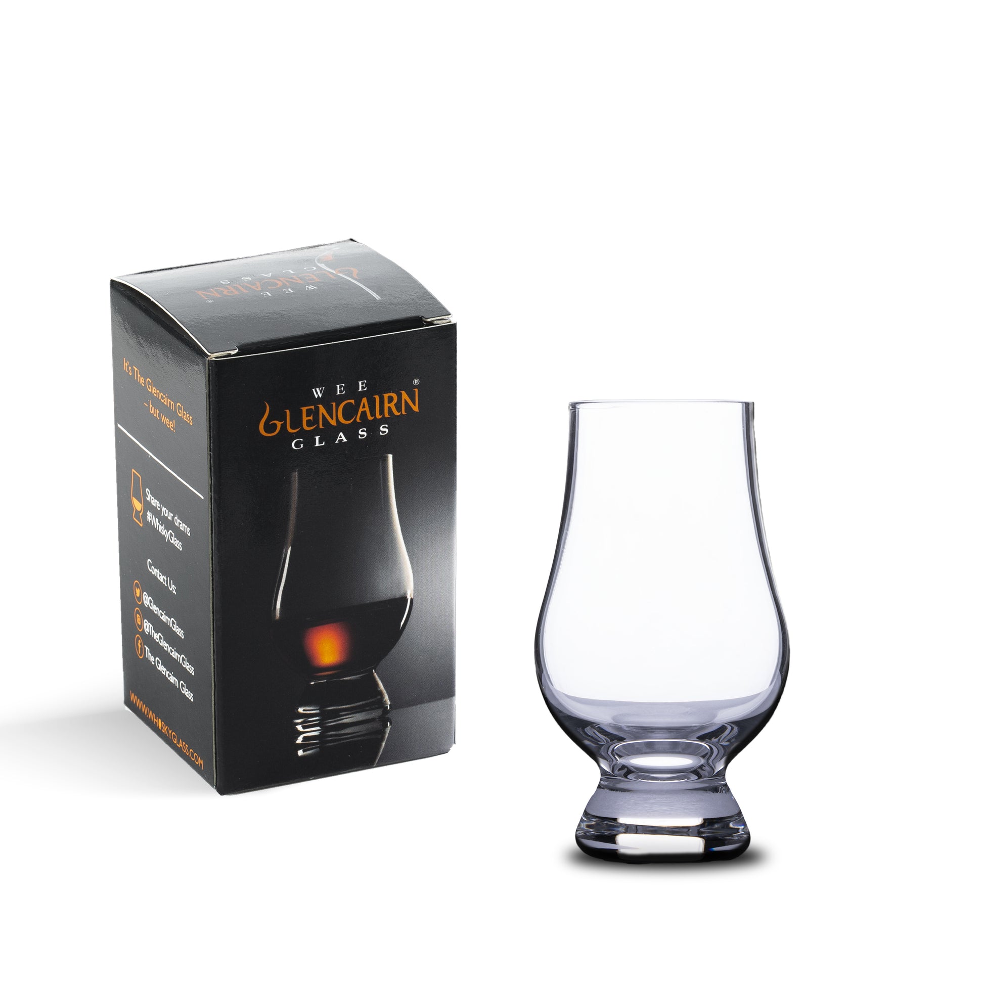 The Black Glencairn Scotch Whisky Tasting and Nosing Glass 